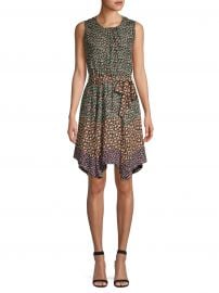 Rebecca Taylor - Louisa Mix Floral Silk Dress at Saks Fifth Avenue